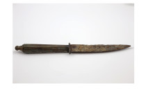Roman  Knife with Bronze Handle , Circa 1st, 2nd Century AD
