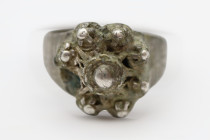 Post Medieval  Silver Ring, Circa
17en, 18en Century AD