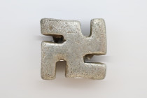 Celtic Silver Pentagram  Pendant, Circa 4th-2nd Century BC