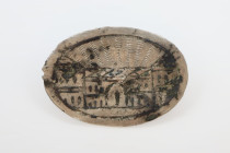 Roman Silver Decoration with Theatre or Gladiatorial Arena , Circa 1st - 2nd Century AD
