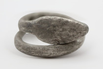 Romano Celtic Silver Snake Ring, Circa 1st Century BC-1st Century AD