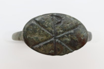 Christian Bronze Ring, Circa 3rd-7nd Century AD