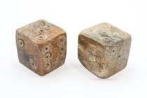 Pair of Roman Bone Dice, Circa 1st-3rd Century AD