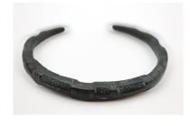 Late Roman Bronze Bangle , Circa 3rd -5th  Century AD