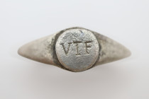 Roman Silver Ring VTF, Circa 1st,2nd Century AD