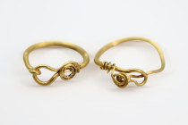 Roman Gold Ear Rings,
Circa 1st Century AD