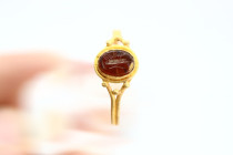 Roman Gold Wedding Fede Ring , Circa 1st, 2nd Century AD