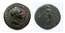Vespasian. AE Sestertius. 71 AD