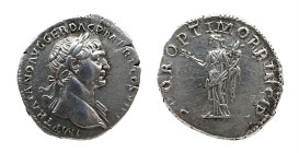 Trajan, AD 98-117. AR Denarius