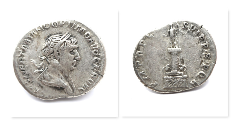 Trajan, 98-117.Rome.Denarius. 3.21 gr, 20 mm. IMP CAES NER TRAIANO OPTIMO AVG GE...