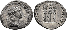 Trajan, AD 98-117. AR Denarius