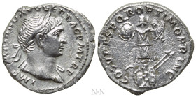 Trajan, AD 98-117. AR Denarius