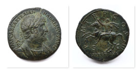 Hadrian,  124-127 AD. AE Sestertius