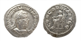 Macrinus AD 217-218 , AR Denarius