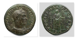 Macrinus AD 217-218 , AE Sestertius