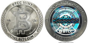 BTCC titanium Loaded (Unredeemed) 1 Bitcoin (BTC) 2016 MS68 Antiqued NGC, Ahonen-pg. 81. Total issued: 1375. Firstbits 1DCy2K35q. V Series. Type PF. 4...