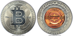 BTCC titanium Loaded (Unredeemed) 1 Bitcoin (BTC) 2018 MS69 PCGS, Ahonen Unlisted. Total issued: 150. Firstbits 12qRuBSo. Serial #V00008. V Series. Ty...