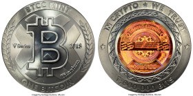 BTCC titanium Loaded (Unredeemed) 1 Bitcoin (BTC) 2018 MS68 Antiqued NGC, Ahonen Unlisted. Total issued: 150. Firstbits 1GEvqAv8. Serial #V00007. V Se...