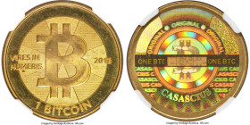 Casascius brass Loaded (Unredeemed) 1 Bitcoin (BTC) 2013 MS67 NGC, Ahonen-pg 94. Total Issued: 8,352. Series 2. Type PF2. 28.5mm. Firstbits 136CaLkx. ...