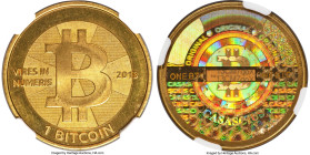 Casascius brass Unloaded (Redeemed) 1 Bitcoin (BTC) 2013 MS67 NGC, Ahonen-pg 94. Total Issued: 8,352. Series 2. Type PF. 28.5mm. Firstbits 13CM7qoX. H...
