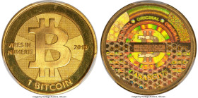 Casascius brass Unloaded (Redeemed) 1 Bitcoin (BTC) 2013 MS67 PCGS, Ahonen-pg 94. Total Issued: 8,352. Series 2. Type PF. 28.5mm. Firstbits 13CYg7zG. ...