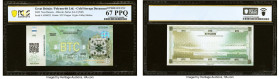 Polymerbit Ltd. "Crypto Valley" Loaded (Unredeemed) Cold Storage Document 0.001 Bitcoin (BTC) 2020 Superb Gem UNC 67 PPQ PCGS, Serial #A000022. Series...