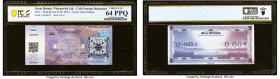 Polymerbit Ltd. "Crypto Valley" Loaded (Unredeemed) Cold Storage Document 0.001 Bitcoin (BTC) 2020 Choice UNC 64 PPQ PCGS, Serial #A000022. Series 2A-...