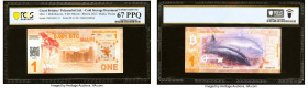 Polymerbit Ltd. "Miami Bitcoin Conference" Loaded (Unredeemed) Cold Storage Document 0.001 Bitcoin (BTC) 2022 Superb Gem UNC 67 PPQ PCGS, Serial #MIAM...