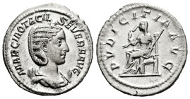Otacilia Severa. Antoninianus. 244-246 AD. Rome. (Ric-IV 123c). (Rsc-53). Anv.: MARCIA OTACIL SEVERA AVG, diademed and draped bust to right, set on cr...