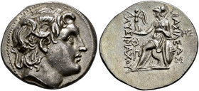 KINGDOM OF THRACE. 
LYSIMACHUS, king 323-281 BC. Tetradrachm, Amphipolis, about 288-282. AR 17.04 g. Head r. of deified Alexander the Great, wearing ...