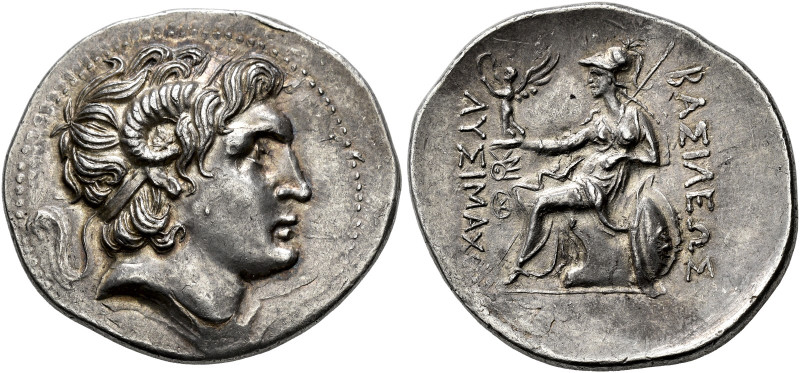 KINGDOM OF THRACE. 
LYSIMACHUS, king 323-281 BC. Tetradrachm, posthumous, uncer...