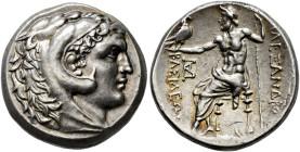 KINGDOM OF MACEDONIA. 
ALEXANDROS III THE GREAT, king 336-323 BC. Tetradrachm, posthumous, Kallatis, about 250-225. AR 17.18 g. Head of Heracles r., ...