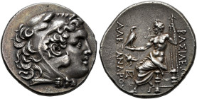 KINGDOM OF MACEDONIA. 
ALEXANDROS III THE GREAT, king 336-323 BC. Tetradrachm, posthumous, Mesembria, about 250-175. AR 16.83 g. Head of Heracles r.,...