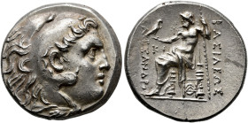 KINGDOM OF MACEDONIA. 
ALEXANDROS III THE GREAT, king 336-323 BC. Tetradrachm, posthumous, Odessos, about 280-200. AR 16.94 g. Head of Heracles r., w...