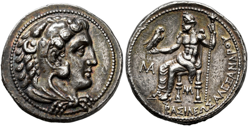 KINGDOM OF MACEDONIA. 
ALEXANDROS III THE GREAT, Tetradrachm, posthumous, Myria...