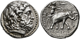 SELEUCID KINGDOM OF SYRIA. 
SELEUCUS I NICATOR, king 321-280 BC. Tetradrachm, Susa, after 295. AR 17.12 g. Bearded, laureate head of Zeus r. Rev. BAΣ...