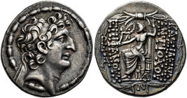 SELEUCID KINGDOM OF SYRIA. 
ANTIOCHOS VIII GRYPHOS, sole reign 121-96 BC. Tetradrachm, 3rd reign in Antiochia on the Orontes, 109-96. AR 16.16 g. Hea...