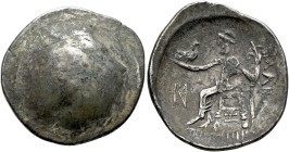 EAST CELTIC. 
Imitations of Coins of Alexander III of Macedonia Tetradrachm, 2nd - 1st. c. BC. AR 15.44 g. Convex blank (degenerated head of Heracles...