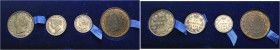 BRITISH CANADA. 
British Canada 1, 5, 10 & 20 Cents 1858, Royal Mint. Complete Victoria Specimen Set of the 1858 cents of Canada all with plain edge....