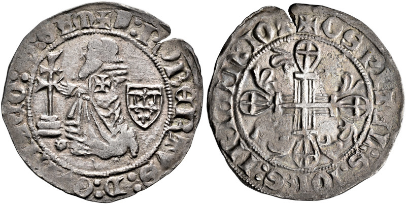 RHODOS. Knights of St. John. 
Robert de Juilly, 31st Grand Master, 1374-1377. G...