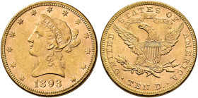 USA. 
10 Dollars 1893. Liberty Head. Fr. 158.
Very fine-­extremely fine

Provenance:
Heritage of a Jewish Canadian family.