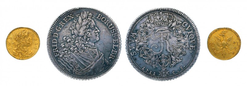 Brandenburg-Preussen, Königreich Friedrich I., 1701-1713. Reichstaler 1711 CS, B...