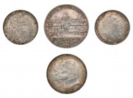 Kleine Partie mit Silbermünzen, überwiegend von Deutschland, dabei 1 Taler Regensburg 1756, diverse 2, 3 und 5 Mark Kaiserreich aus Baden, Bayern, Pre...