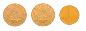 Kleine Partie mit 3 Goldmünzen. 2 x 1000 Schilling Babenberger 1976 Österreich und 1 x 250 Franken 1991 Schweiz 700 Jahre Eidgenossenschaft. Zusammen ...