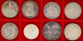 Partie mit Schweizer Kursgeld in Silber, fein säuberlich sortiert. Dabei 5 Franken 1851, 1892, 1922, 1923, 1926 und weitere Münzen in Silber. Dazu Tal...