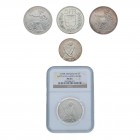 Sammlung Schweizer Kursmünzen von 1 Rappen bis 5 Franken ab 1850. Dabei 5 Franken 1851, 2x 1874, 2 x 1892, 2 x 1907, 1922, 1923, 1924, 2 x 1926 sowie ...