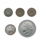 Sammlung Schweizer Kurs- und Gedenkmünzen ab 1850 von 1 Rappen bis 20 Franken. Dabei u.a. die 5 Franken Gedenkmünzen 1936-2000 inklusive 5 Franken Lau...