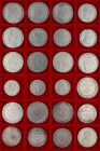 Partie Kursmünzen meist aus dem 19. und 20. Jahrhundert aus Ungarn, Slowakei, Tschechoslowakei, Polen, Frankreich, Russland sowie Österreich-Ungarn.