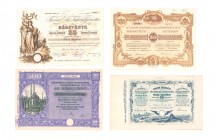 Sammlung von ca. 280 Aktien und Anleihen aus der ganzen Welt. Aus dem letzten Quartal des 19. Jahrhunderts und aus dem 20. Jahrhundert, vorwiegend aus...