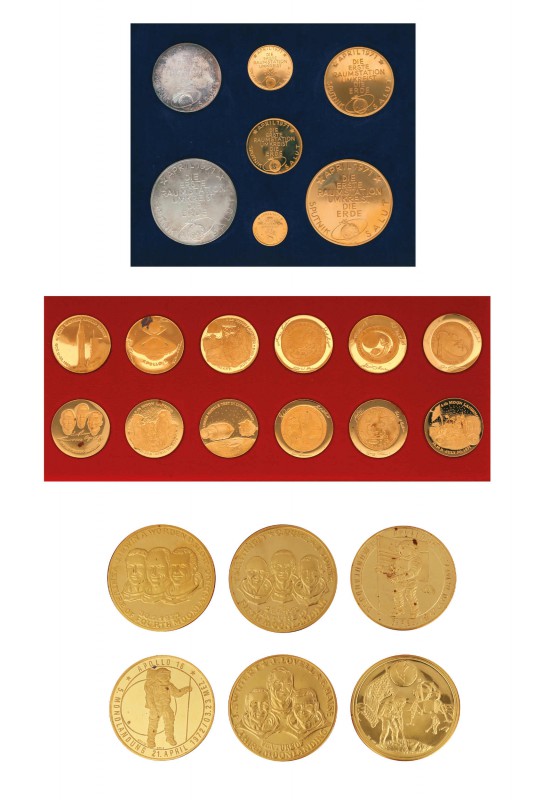 Eindrückliche Medaillensammlung mit 57 Goldmedaillen und 2 Silbermedaillen rund ...